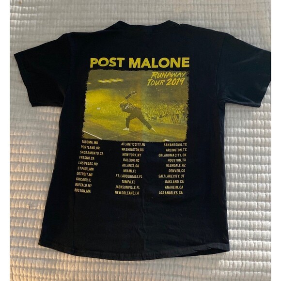 Post Malone Runaway Tour 2019 concert shirt - Picture 2 of 3